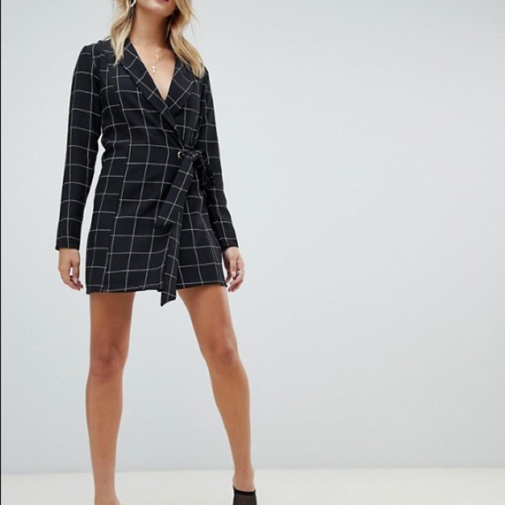 Black blazer dress